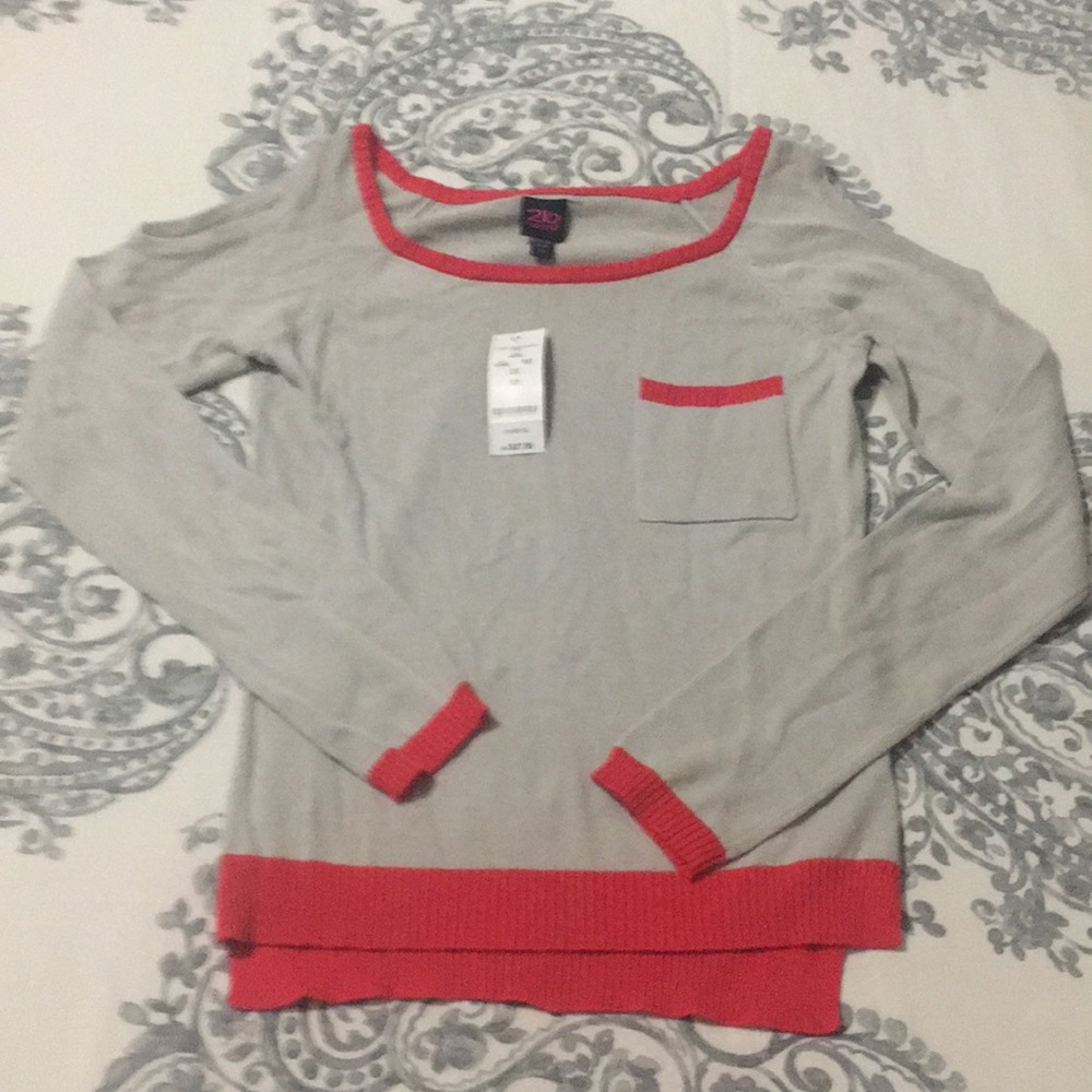 Cold shoulder sweater